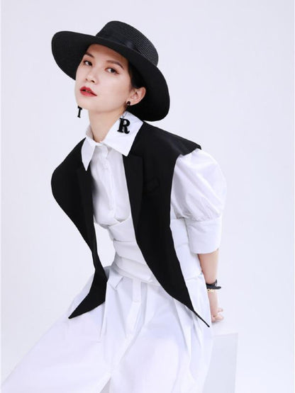 Simple Irregular Solid Pleated Midi Dress