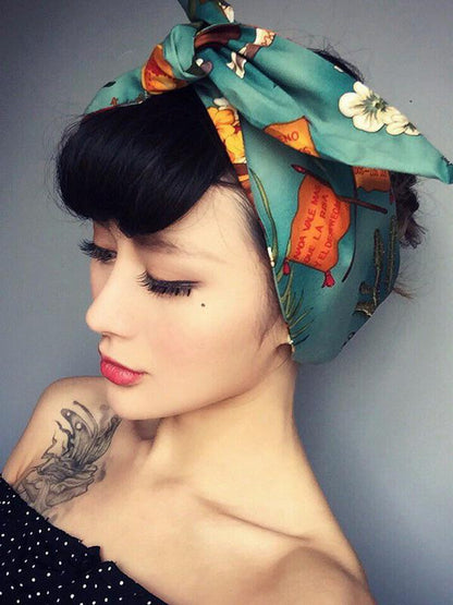 Printed Rabbit-ears Hair Band