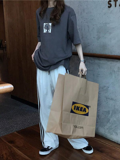 2019 New Loose Cool Chic Printed T-Shirt