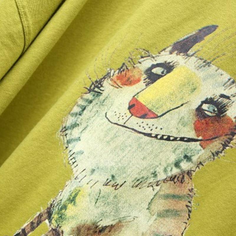 Animal Printed Loose Casual Summer Women Blouse