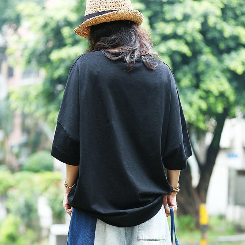 Animal Printed Loose Casual Summer Women Blouse