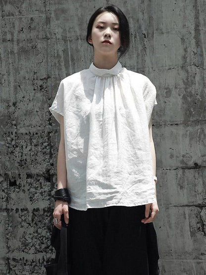 Ruffled Fresh Simple Fiber T-shirt