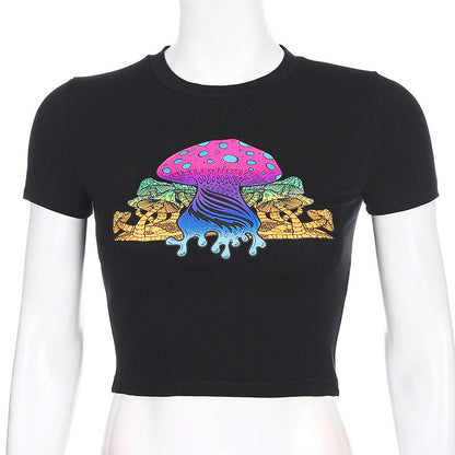 Funny short-sleeved T-shirt female casual top ACTIVEWEAR