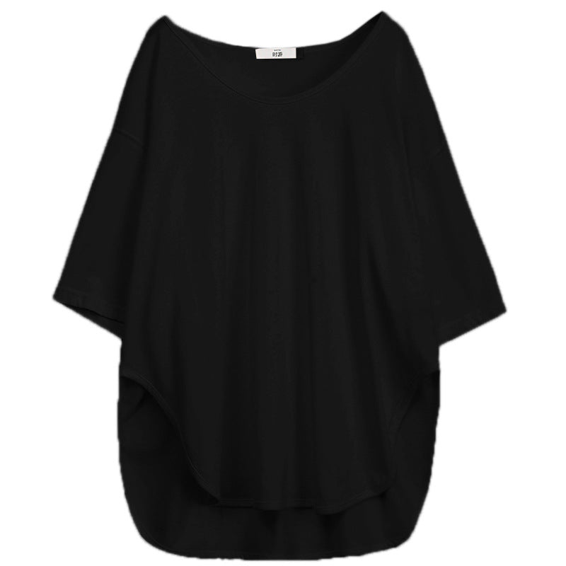 CASUAL SIMPLE SOLID COTTON T-SHIRTS