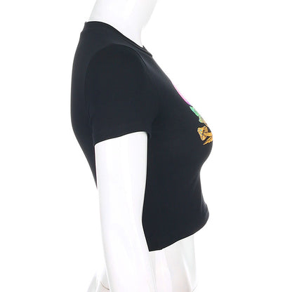Funny short-sleeved T-shirt female casual top ACTIVEWEAR