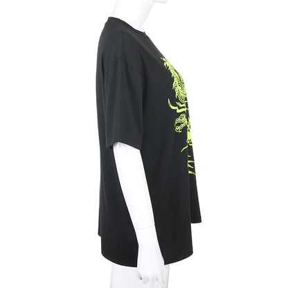 Loose slim multicolor printed skirt top ACTIVEWEAR