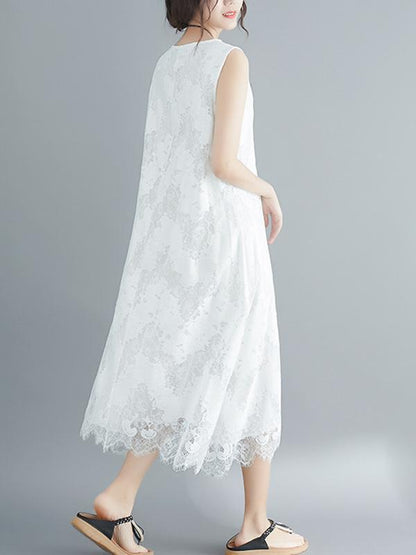 Lace Sleeveless Dress