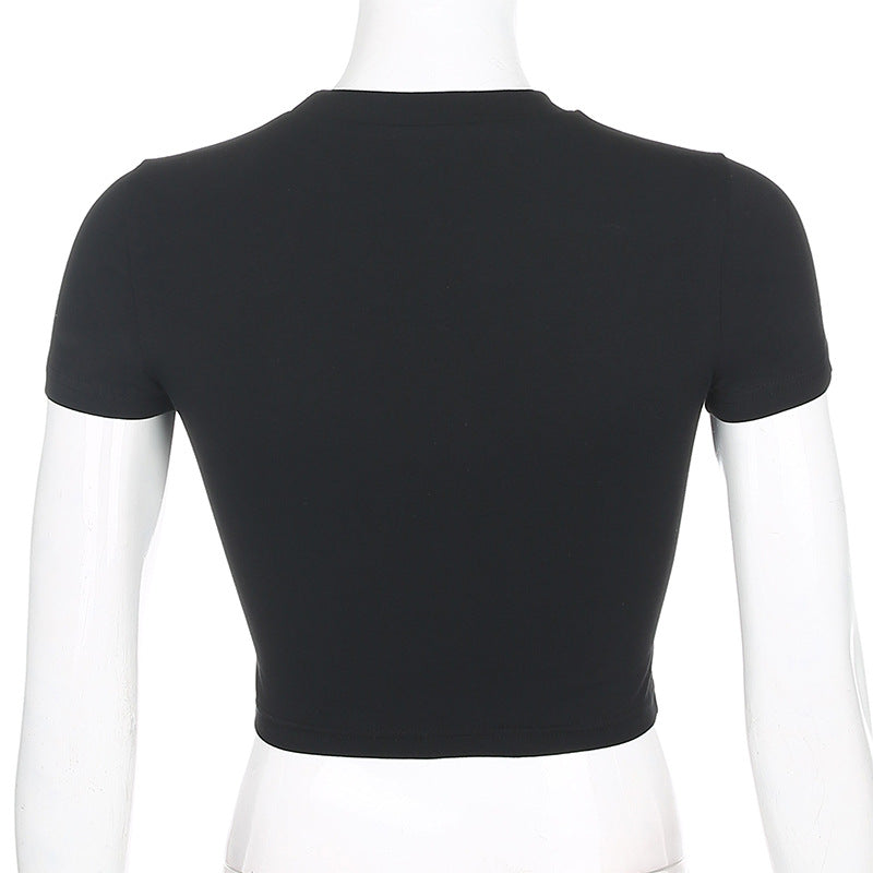 Funny short-sleeved T-shirt female casual top ACTIVEWEAR