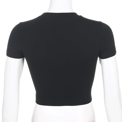 Funny short-sleeved T-shirt female casual top ACTIVEWEAR