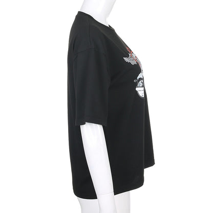 Loose slim multicolor printed skirt top ACTIVEWEAR