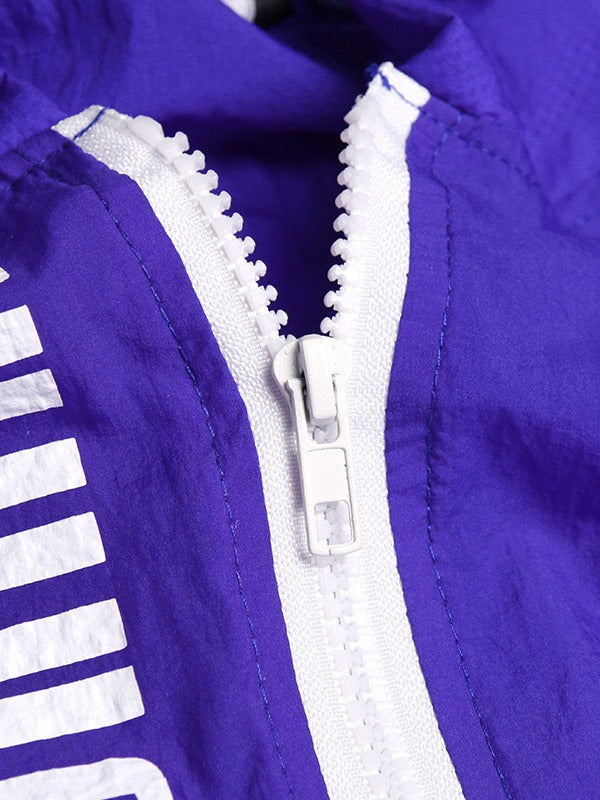 ORIGINAL STYLISH LETTER PRINT SUN-PROOF TOPS&SHORTS SUITS