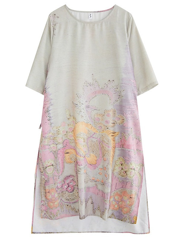 LOOSE NATIONAL STYLE PRINTING WIDE SUITS