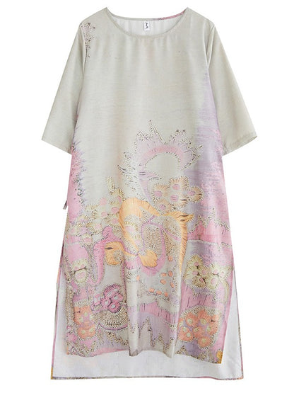 LOOSE NATIONAL STYLE PRINTING WIDE SUITS