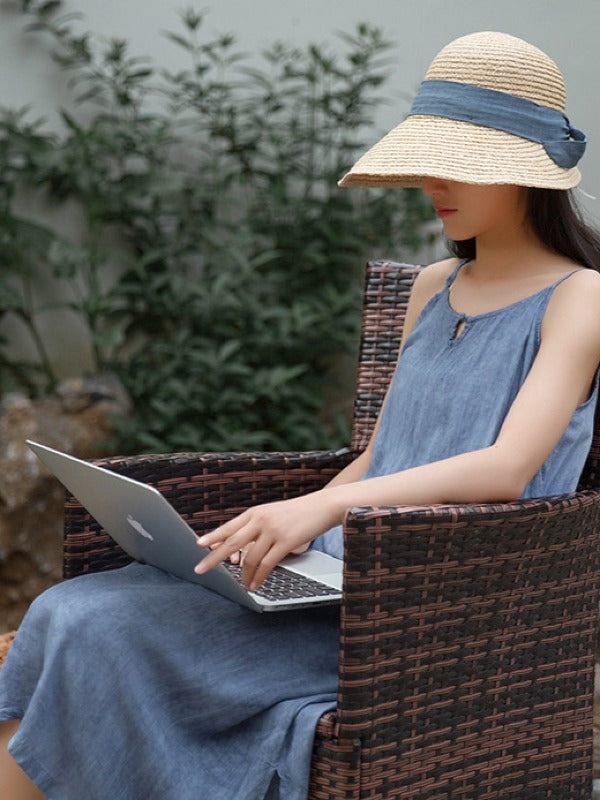 SIMPLE SOLID PLEATED SLEEVELESS MIDI DRESS