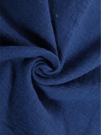 Cotton Loosen Full Length Dress in Expressive Style