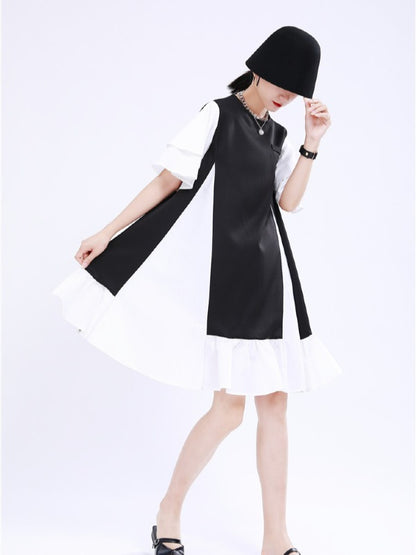 FASHION ORIGINAL SPLIT-JOINT GRACEFUL MINI DRESS