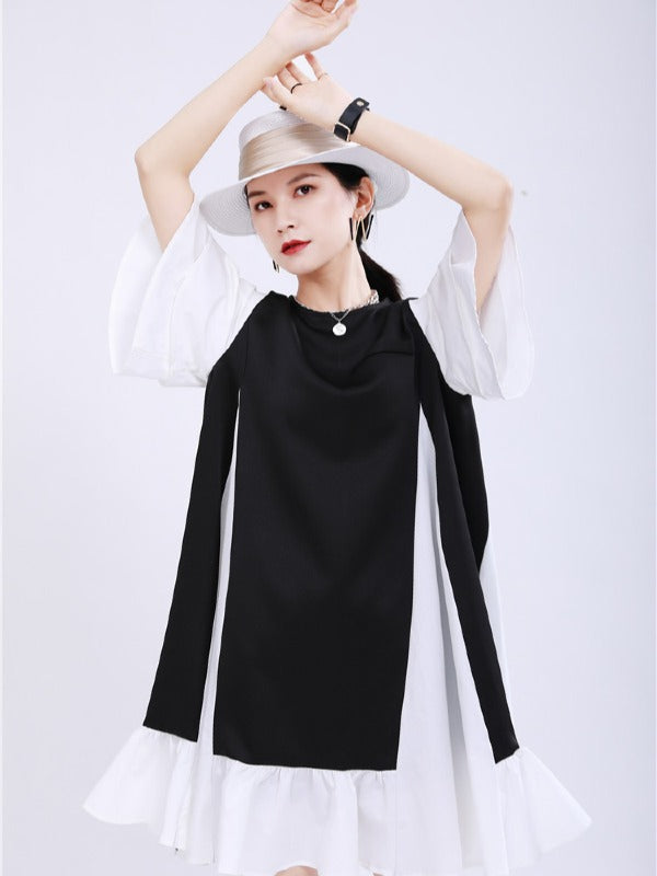 FASHION ORIGINAL SPLIT-JOINT GRACEFUL MINI DRESS