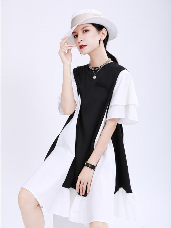 FASHION ORIGINAL SPLIT-JOINT GRACEFUL MINI DRESS