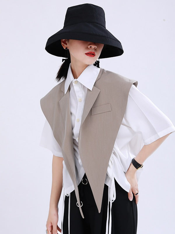 ORIGINAL IRREGULARITY SLIM FIT WAISTCOAT