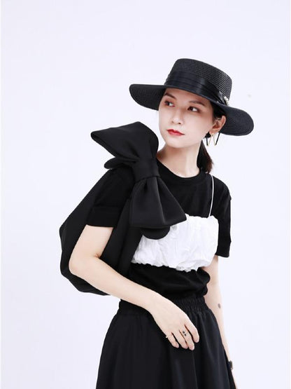 Original Two-Pieces Bishop Sleeve Round-Neck T-Shirt
