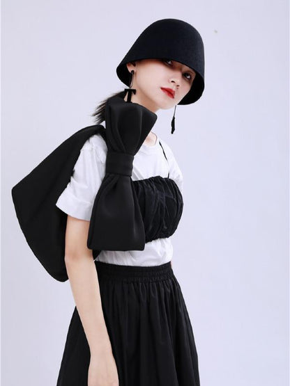 Original Two-Pieces Bishop Sleeve Round-Neck T-Shirt
