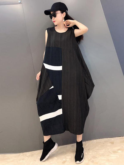 Original Split-joint Sleeveless Dress