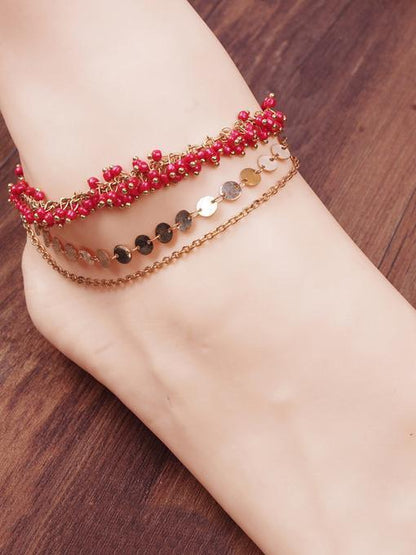 Bohemia Wafer Footchain Accessories