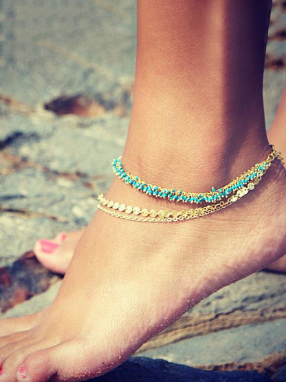 Bohemia Wafer Footchain Accessories