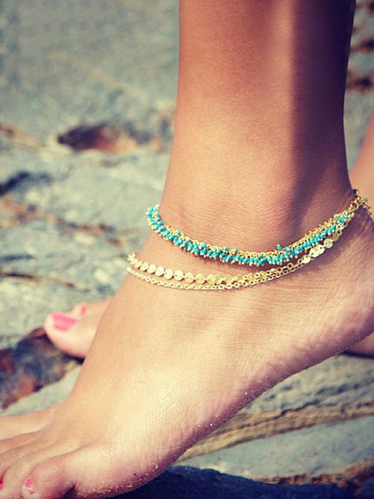 Bohemia Wafer Footchain Accessories