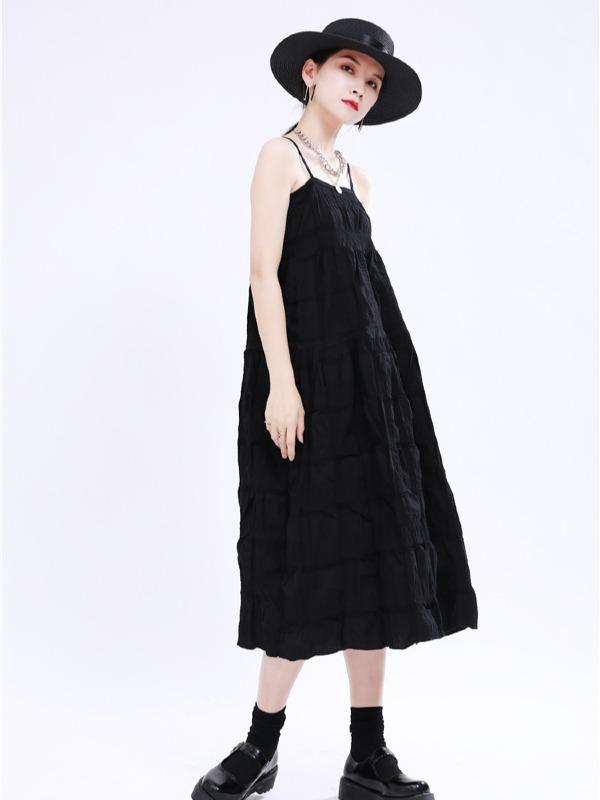 New Casual Sleeveless Suspender Dress