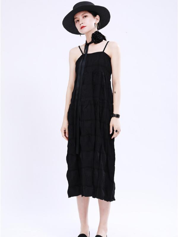 New Casual Sleeveless Suspender Dress