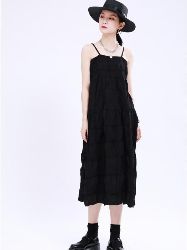 New Casual Sleeveless Suspender Dress