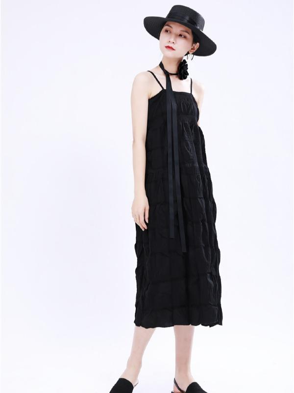New Casual Sleeveless Suspender Dress