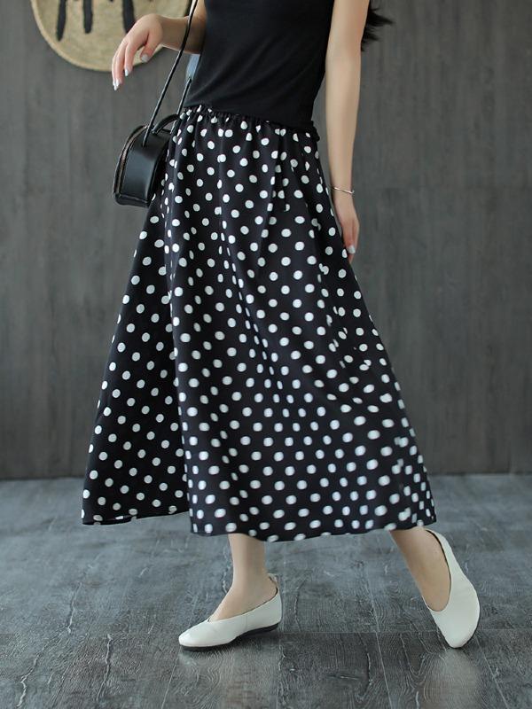 Vintage Versatile Polka Dot Skirt