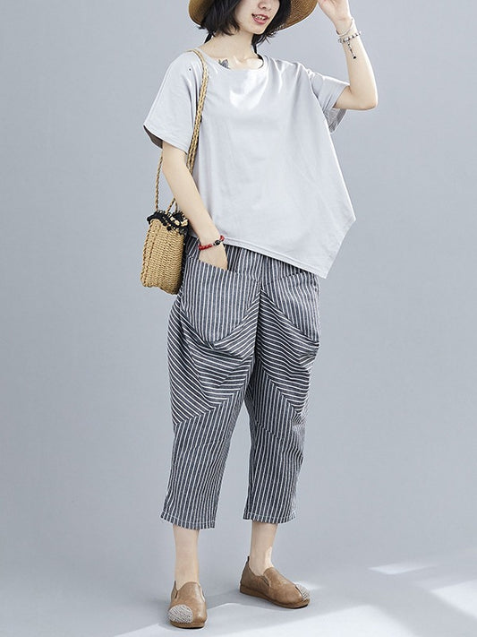 LOOSE DAISY EMBROIDERED SUITS