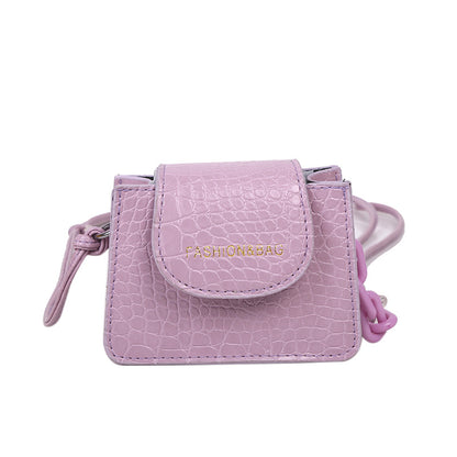 Acrylic chain bag texture shoulder bag