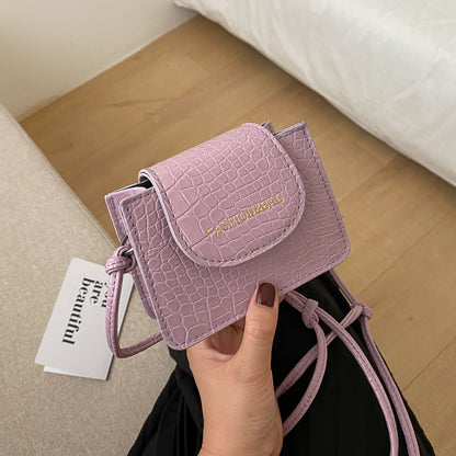 Acrylic chain bag texture shoulder bag