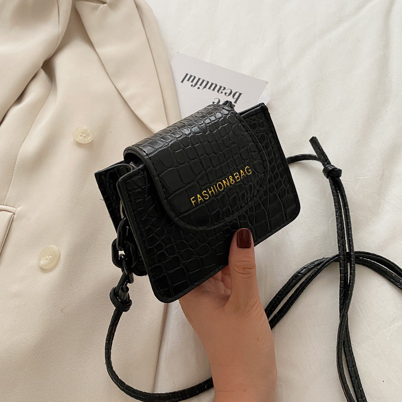 Acrylic chain bag texture shoulder bag