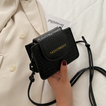 Acrylic chain bag texture shoulder bag
