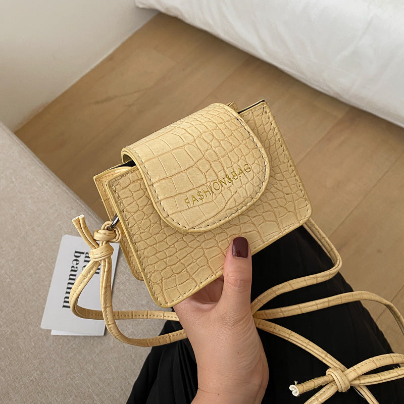 Acrylic chain bag texture shoulder bag