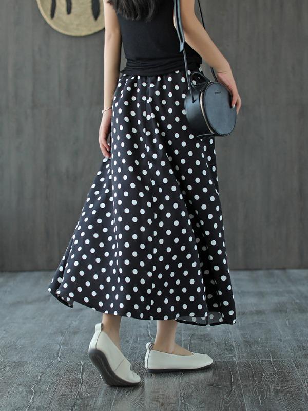 Vintage Versatile Polka Dot Skirt