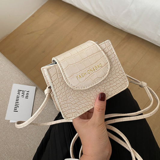 Acrylic chain bag texture shoulder bag