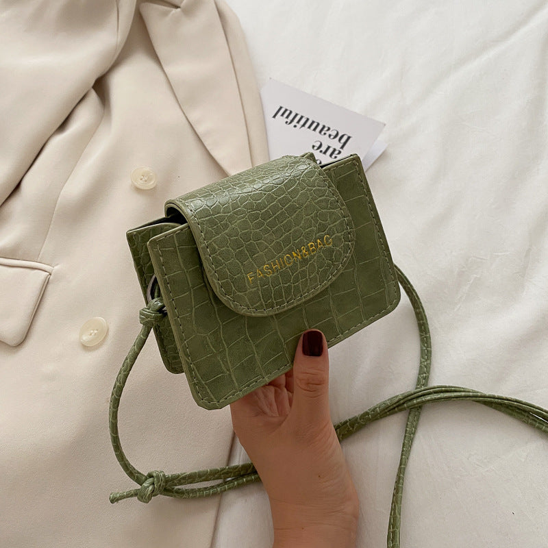 Acrylic chain bag texture shoulder bag