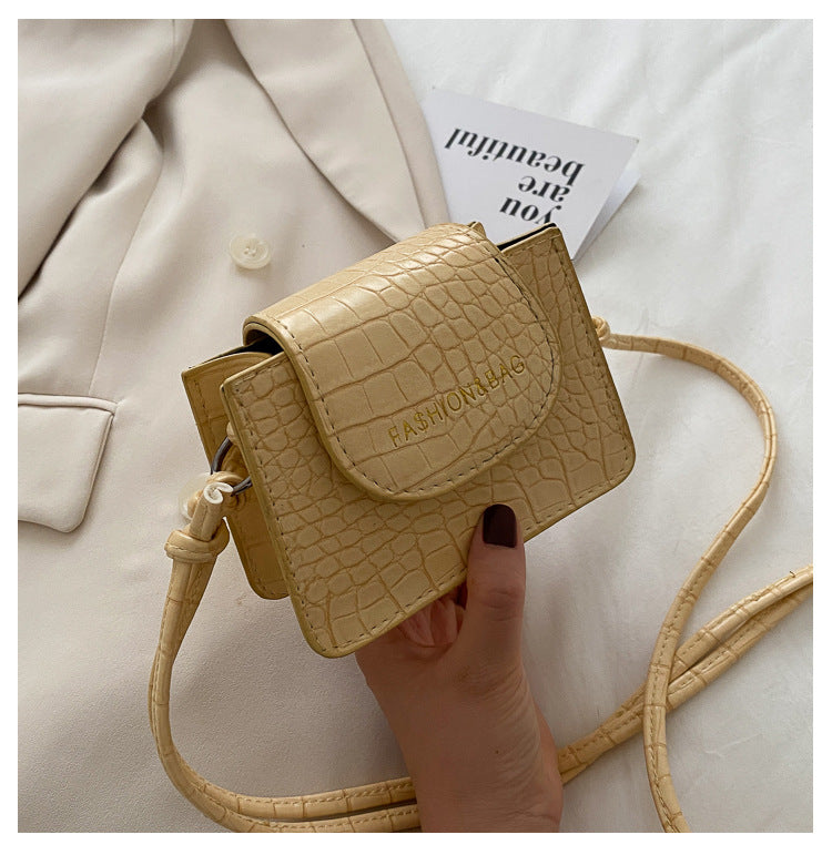 Acrylic chain bag texture shoulder bag