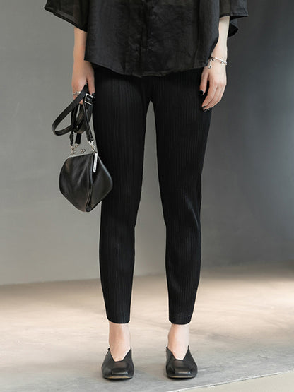 Casual Solid Color Leggings&Capri-Pants