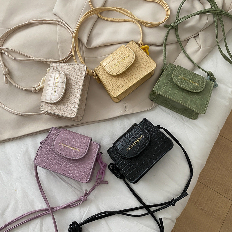 Acrylic chain bag texture shoulder bag