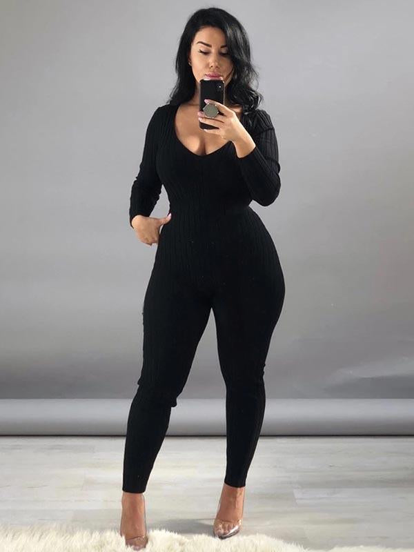 Sexy Solid Yoga Jumpsuits