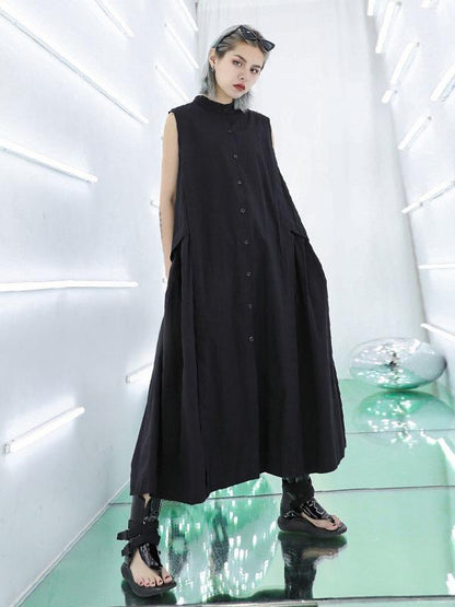 Elegant Casual Sleeveless Long Dress