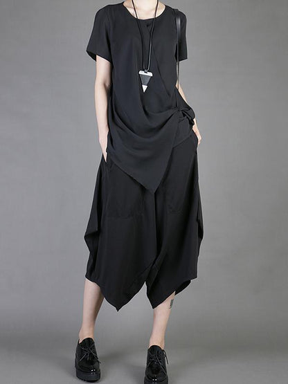 Loose Wide-leg Harem Pants