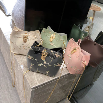 bucket bag small fresh bag